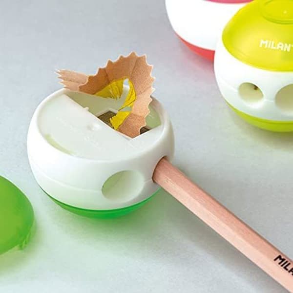 Pennvässare - MILAN - Exhibitor Cube 24 - SPHERE Fluo design - Stålblad - 4 olika färger