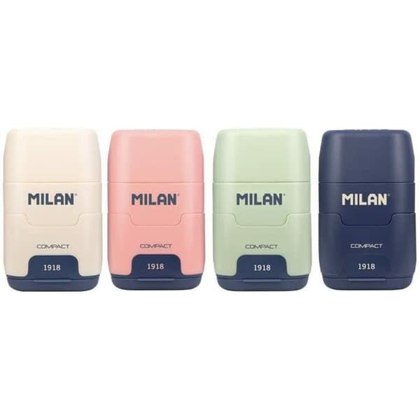 Set med suddgummi och pennvässare Milan 1918 Multicolour