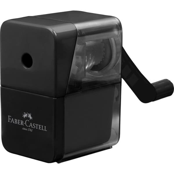 Pennvässare - FABER-CASTELL - Manuell - 1 hål - Svart - För pennor upp till 8,4 mm