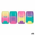 Miniatyrbild 1 av 3: Set med suddgummi och pennvässare Milan Compact Sunset Multicolour (16 antal)