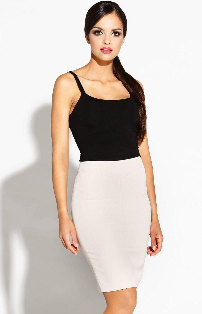Bellis skørt, beige, XL