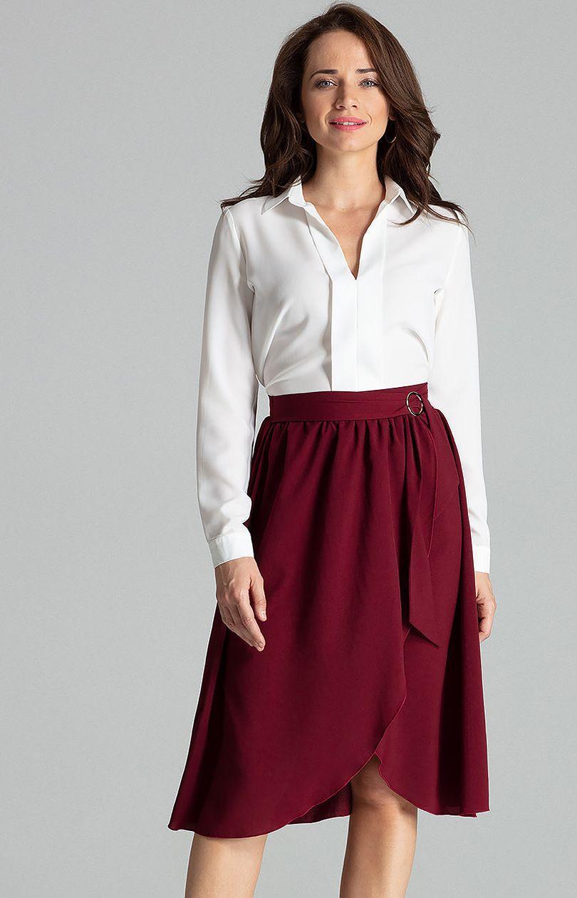 Kjol L060, bordeaux, XL