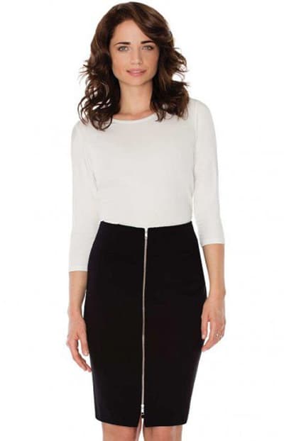 Nederdel 10583, sort, 38