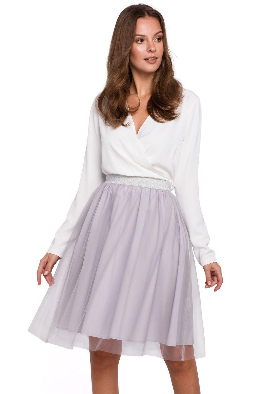K033 tulle skirt with gray S