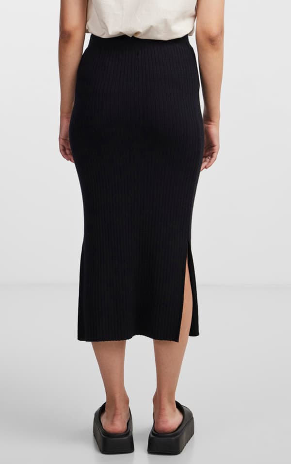 Pieces - pcCrista HW Midi Knit Skirt