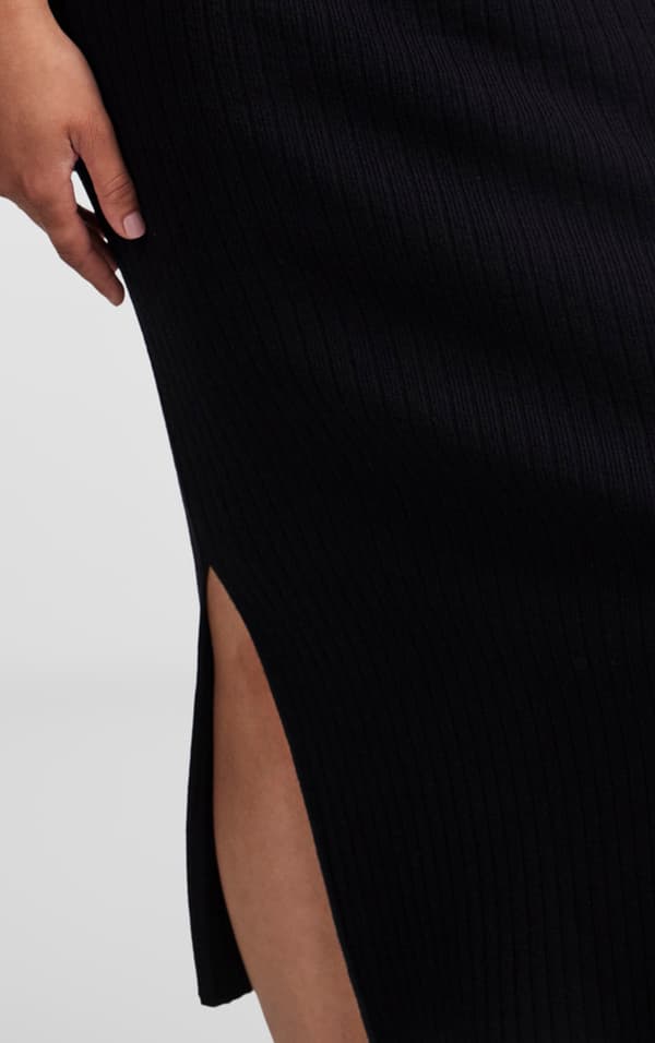 Pieces - pcCrista HW Midi Knit Skirt