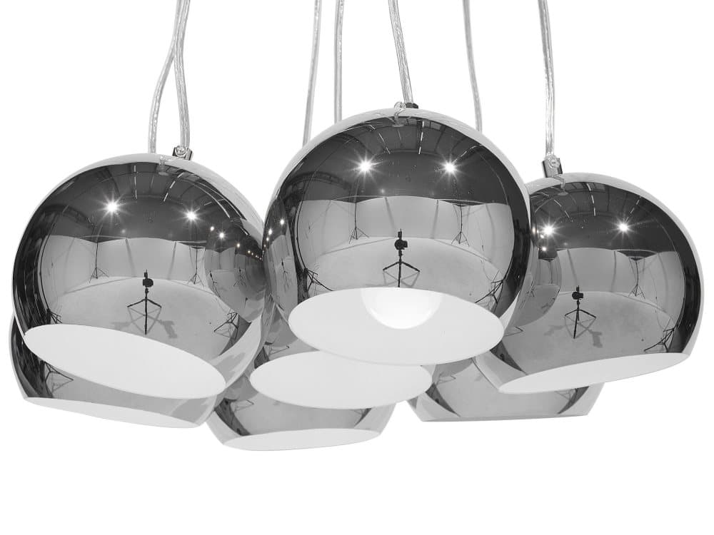 Taklampa silver OLZA