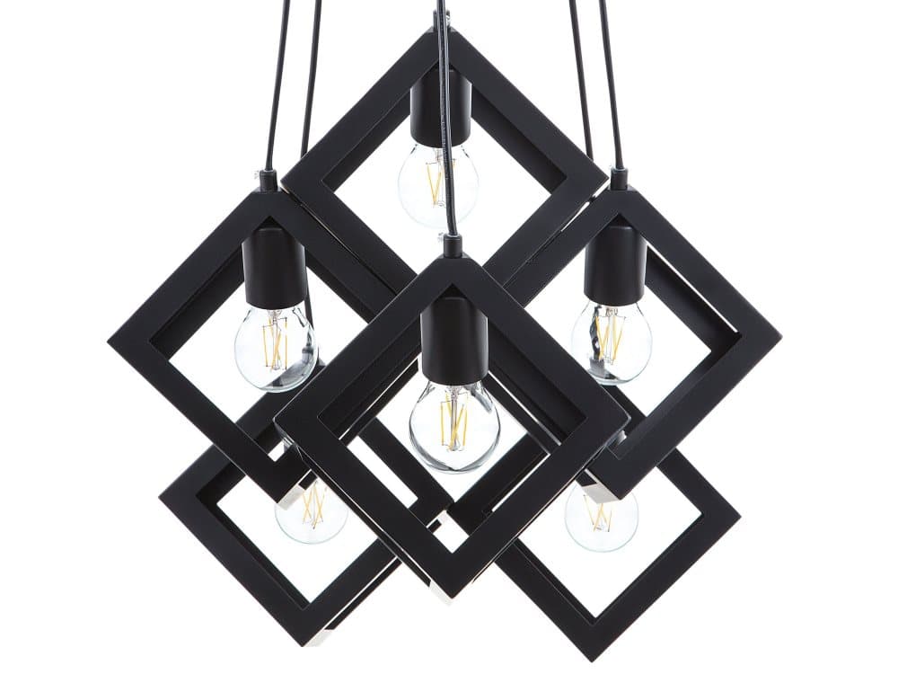 Taklampa svart CHRISOLA