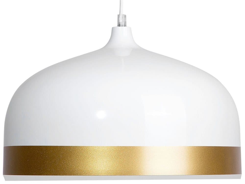 Taklampa vit/guld PARINA