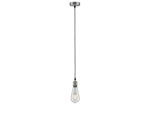 Paulmann 503.22, Adapter til overhengende belysning, Grå, Nickel, Metall, E27, 60 W, 230 V