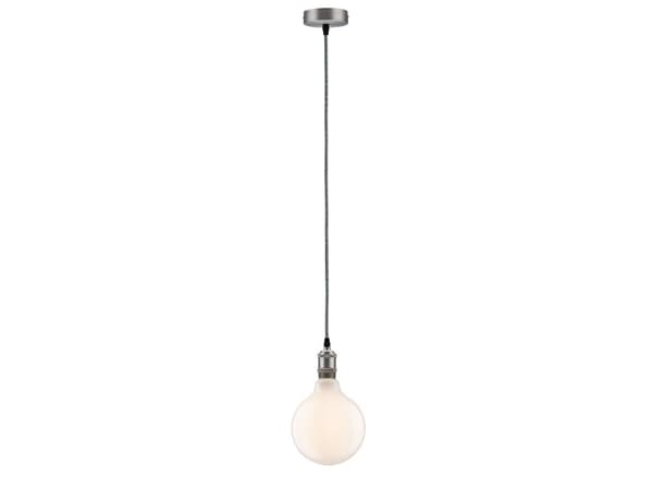 Paulmann 503.22, Adapter til overhengende belysning, Grå, Nickel, Metall, E27, 60 W, 230 V