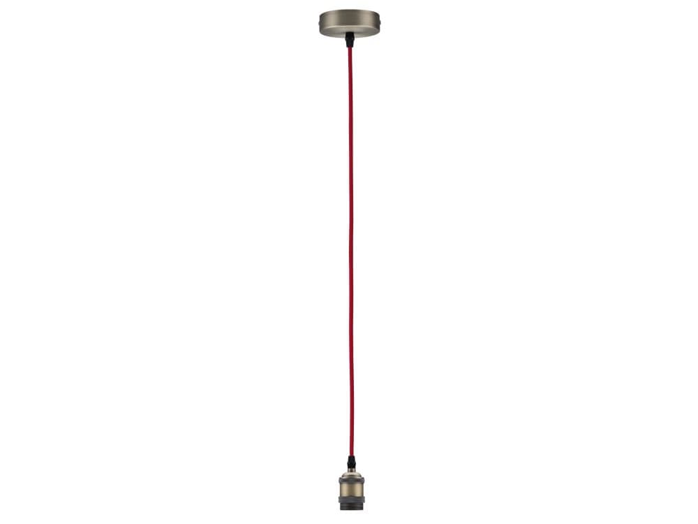 Paulmann PAULMANN 50323 Pendullampe LED (RGB) E27 60 W Rød, Brun