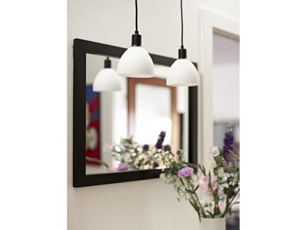 PENDELSÆT IDA OPAL GLAS MED SORT FATNING