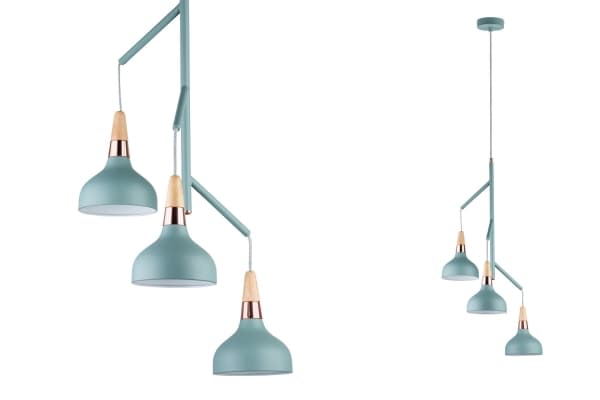 Paulmann 796.53, Flexibelt fäste, Koppar, Grön, Grön, Metall, Trä, Rund, inomhus