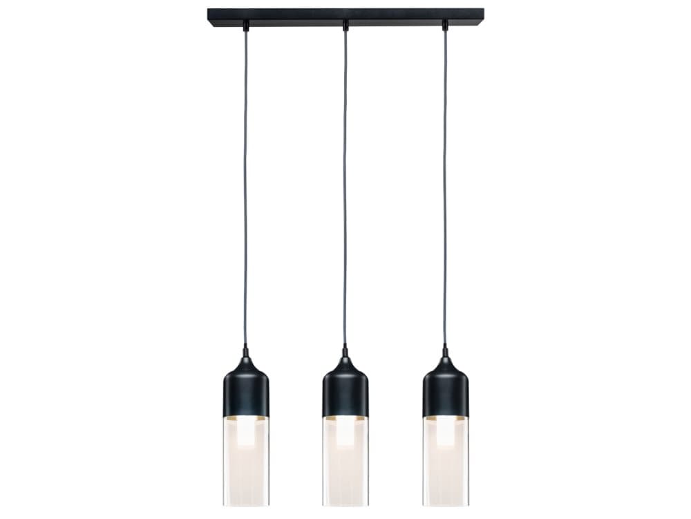 Paulmann 79642, 3 lampor, E27, Grå, Transparent