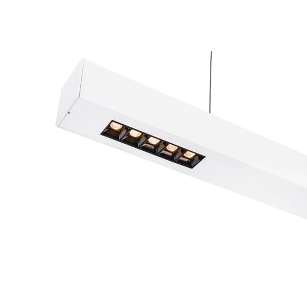 SLV Q-LINE PD, LED, 3000 K, 4200 lm, IP20, Valkoinen