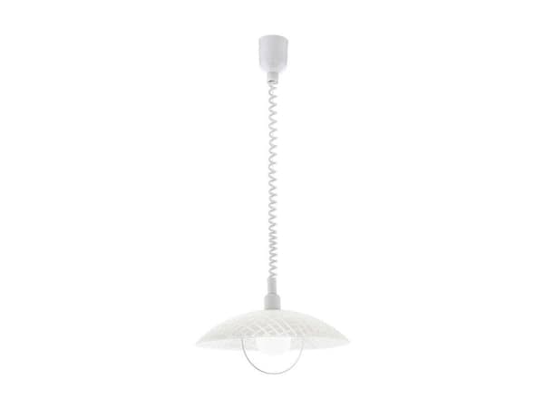 EGLO Alvez, Flexibelt fäste, Vit, Transparent, Vit, Glas, Plast, Glas, inomhus