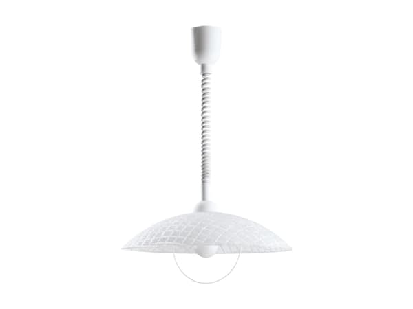 EGLO Alvez, Fleksibel montering, Hvit, Gjennomsiktig, Hvit, Glass, Plast, Glass, Innendørs Hvit