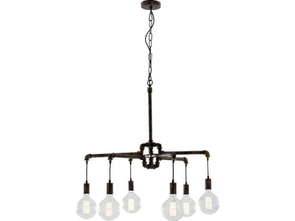 ECO-Light I-AMARCORD-S6 I-AMARCORD-S6 Pendullampe E27 Rist, Brun