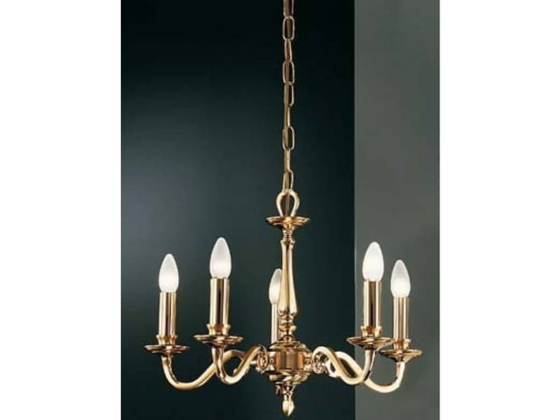 Brumberg 850525 850525 Lysekrone Glødepære E14 40 W Guld