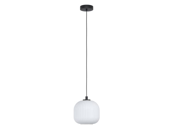 EGLO Mantunalle, Flexibelt fäste, Svart, Vit, Vit, Glas, Stål, Glas, Oval Svart, Vit