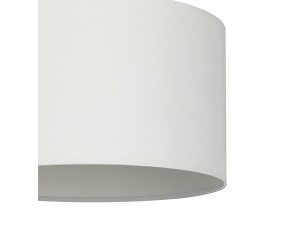 EGLO Pasteri, Fleksibel montering, Nickel, Hvit, Hvit, Stoff, Stål, Stoff, Innendørs