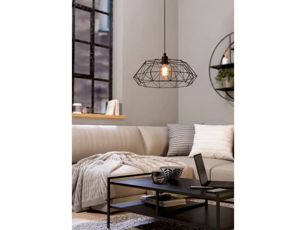 EGLO CARLTON 2, 1 lampor, E27, IP20, Svart