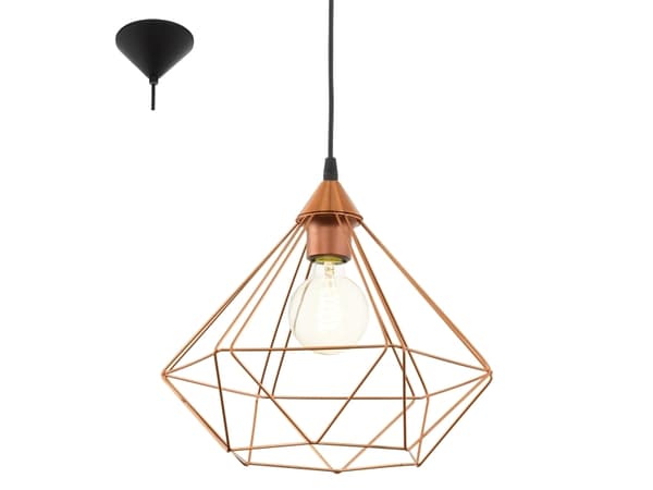 EGLO TARBES PENGEL Ø325 BLANKT KOBBER