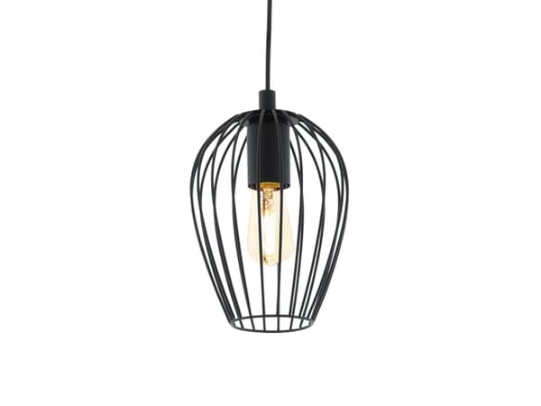 Eglo Newtown - Hängande lampa - 1 uttag - E27 - svart