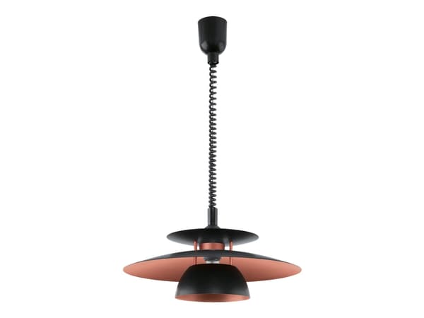 Eglo Brenda - Taklampe - 1 sokkel - E27 - svart, kobber Sort, Kobber