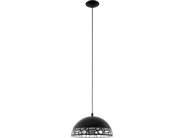 EGLO 97441, Svart, Svart, Vit, Stål, Rund, Svart, inomhus