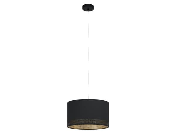 EGLO Esteperra, Flexibelt fäste, Svart, Guld, Svart, Guld, Stål, Tyg, inomhus