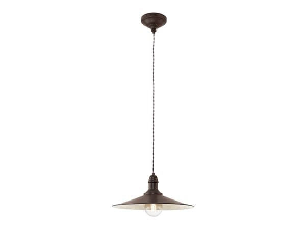 Eglo Stockbury - Taklampe - 1 sokkel - E27 - antikkbrun, beige