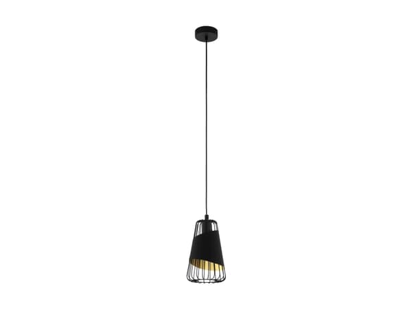 EGLO Austell, Fleksibel montering, Sort, Gull, Sort, Gull, Stål, Stue, Innendørs Svart, Guld
