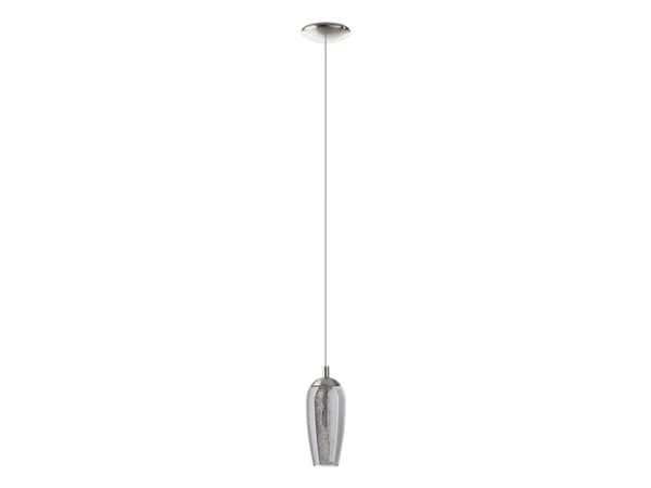 EGLO Farsala, Flexibelt fäste, Svart, Nickel, Transparent, Svart, Transparent, Stål, Glas, inomhus
