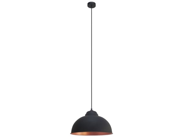 EGLO Truro 2, Fleksibel montering, Sort, Kobber, Sort, Kopper, Stål, Rund, IP20 Sort, Kobber