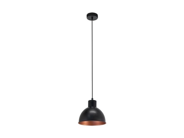 EGLO Truro 1, Fleksibel montering, Sort, Kobber, Sort, Kopper, Stål, IP20, 1 ampuller