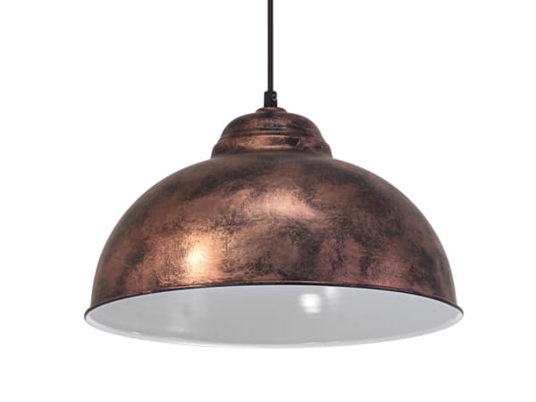 Eglo Truro 2 - Taklampe - 1 sokkel - E27 - antikkobber