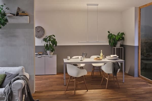 Paulmann Lento, Fleksibel montering, Kromfarget, Kromfarget, Aluminium, Plast, Rektangulær, I