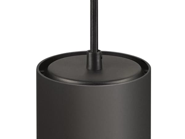 SLV NUMINOS PD PHASE L, Fleksibel montering, Sort, Sort, Aluminium, Aluminium, Cylinder