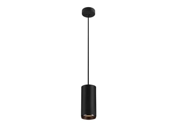 SLV NUMINOS PD PHASE L, Fleksibel montering, Sort, Sort, Aluminium, Aluminium, Cylinder