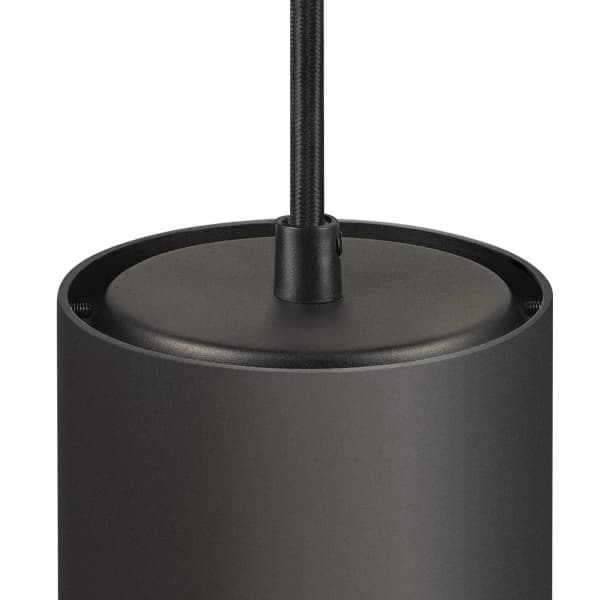 SLV NUMINOS PD PHASE L, Flexibelt fäste, Svart, Svart, Gjuten aluminium, Gjuten aluminium, Cylinder