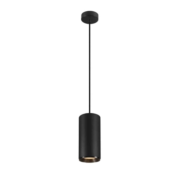 SLV Numinos XL, Fleksibel montering, Sort, Sort, Aluminium, Cylinder, Sort