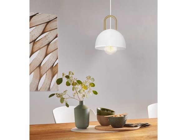 EGLO Calmanera, Stål, Hvit, Messing, Hvit, Stål, Hvit, Innendørs, IP20