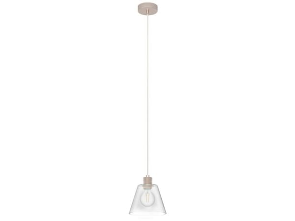 EGLO Copley, Fleksibel montering, Rosegull, Gjennomsiktig, Gjennomsiktig, Aluminium, Stål, Glass, Innendørs Rosegull, Gjennomsiktig
