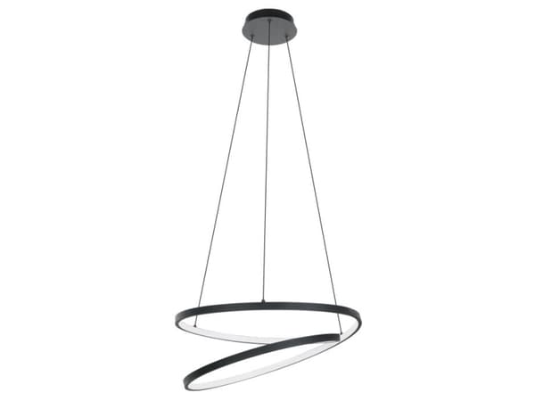 EGLO Ruotale, Svart, Vit, Svart, Vit, Gjuten aluminium, Stål, Rund, Svart, inomhus Svart, Vit