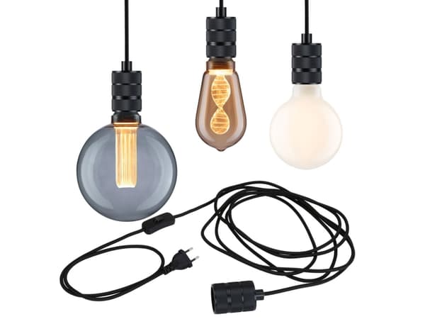Paulmann Tilla, 1 lampor, E27, IP20, Gjuten aluminium