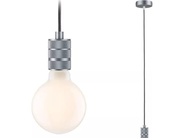 Paulmann Tilla, 1 lampor, E27, IP20, Gjuten aluminium