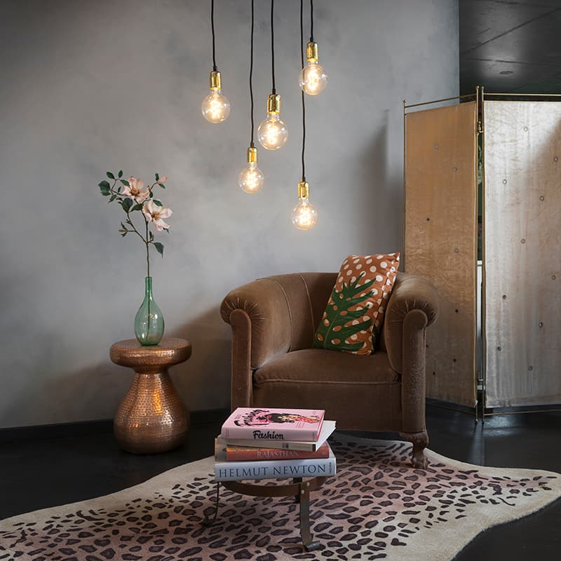 Modern hängande lampa guld dimbar - Cava 5