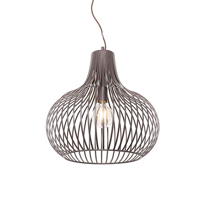 Modern hänglampa brun 48 cm - Sapphira